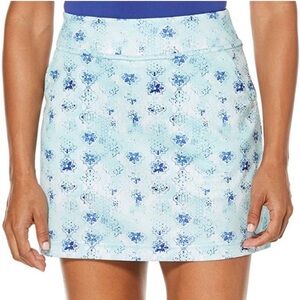PGA Tour Blue Floral Women's Skort
